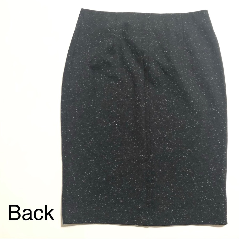 🍀J Jill Ponte black skirt with white speckles - Picture 4 of 6